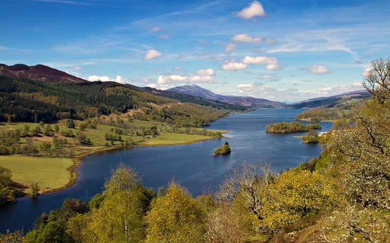 Loch Tummel in Perthshire
